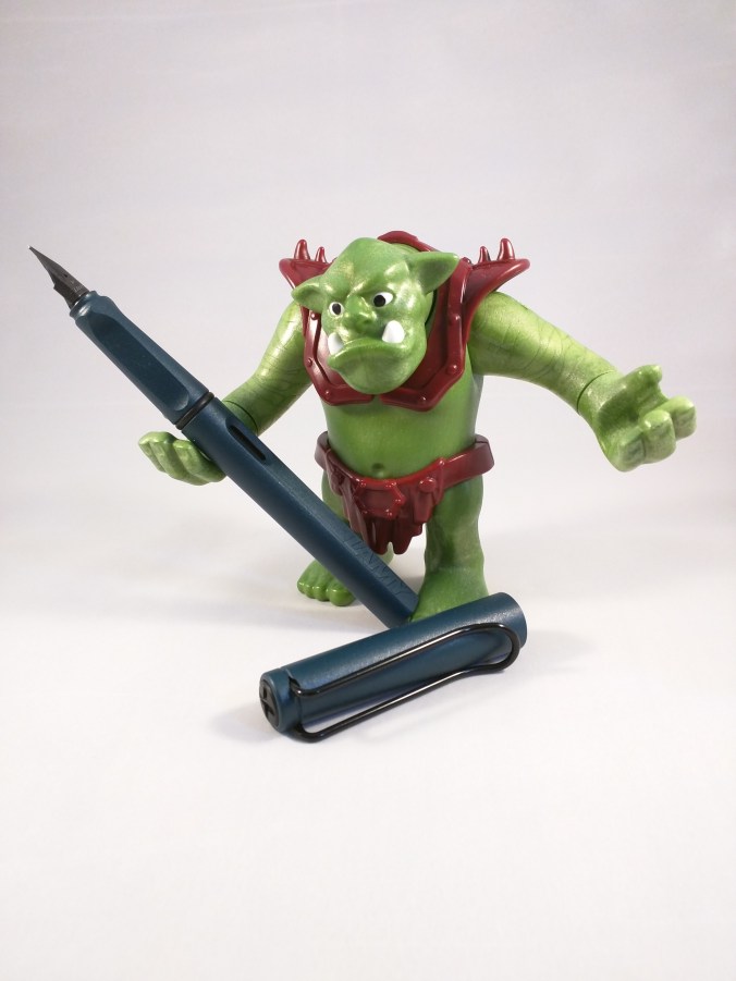 Lamy Safari Petrol - cap off