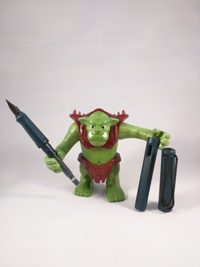 Lamy Safari Petrol disassembled