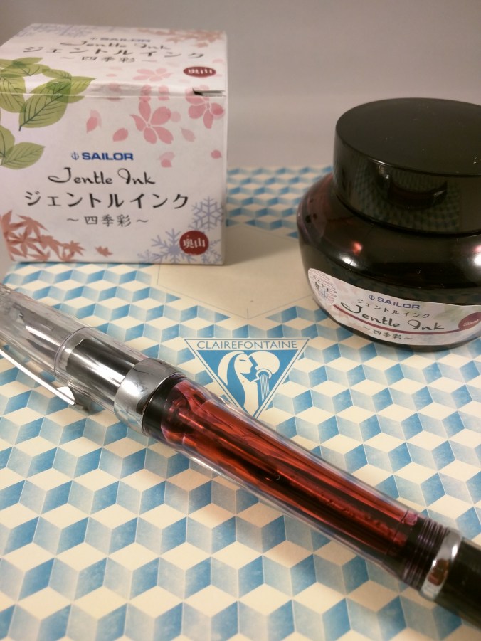 Oku-yama, Vac700 and Clairefontaine notebook