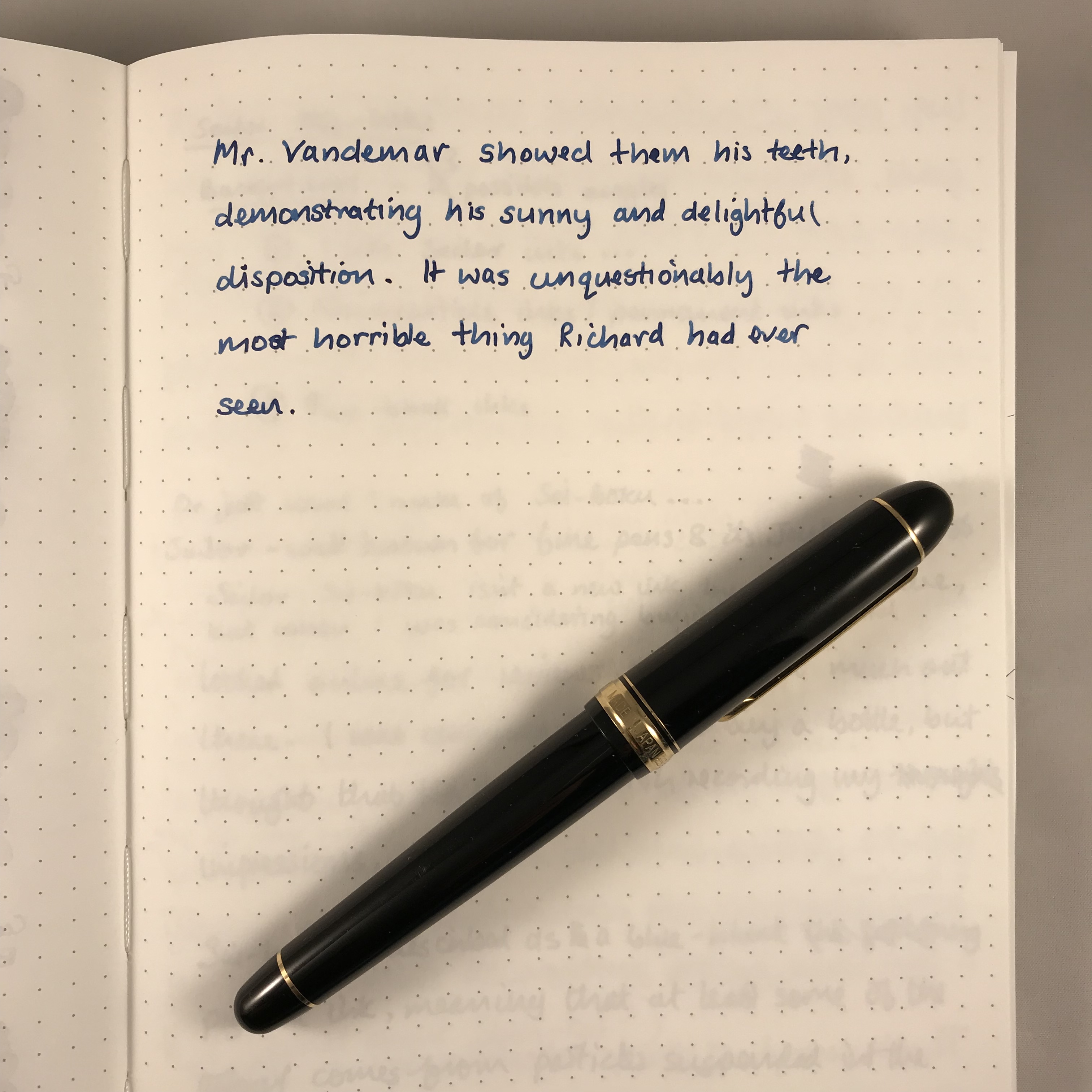 Mr Vandemar, Platinum 3776, Sailor Sei-boku