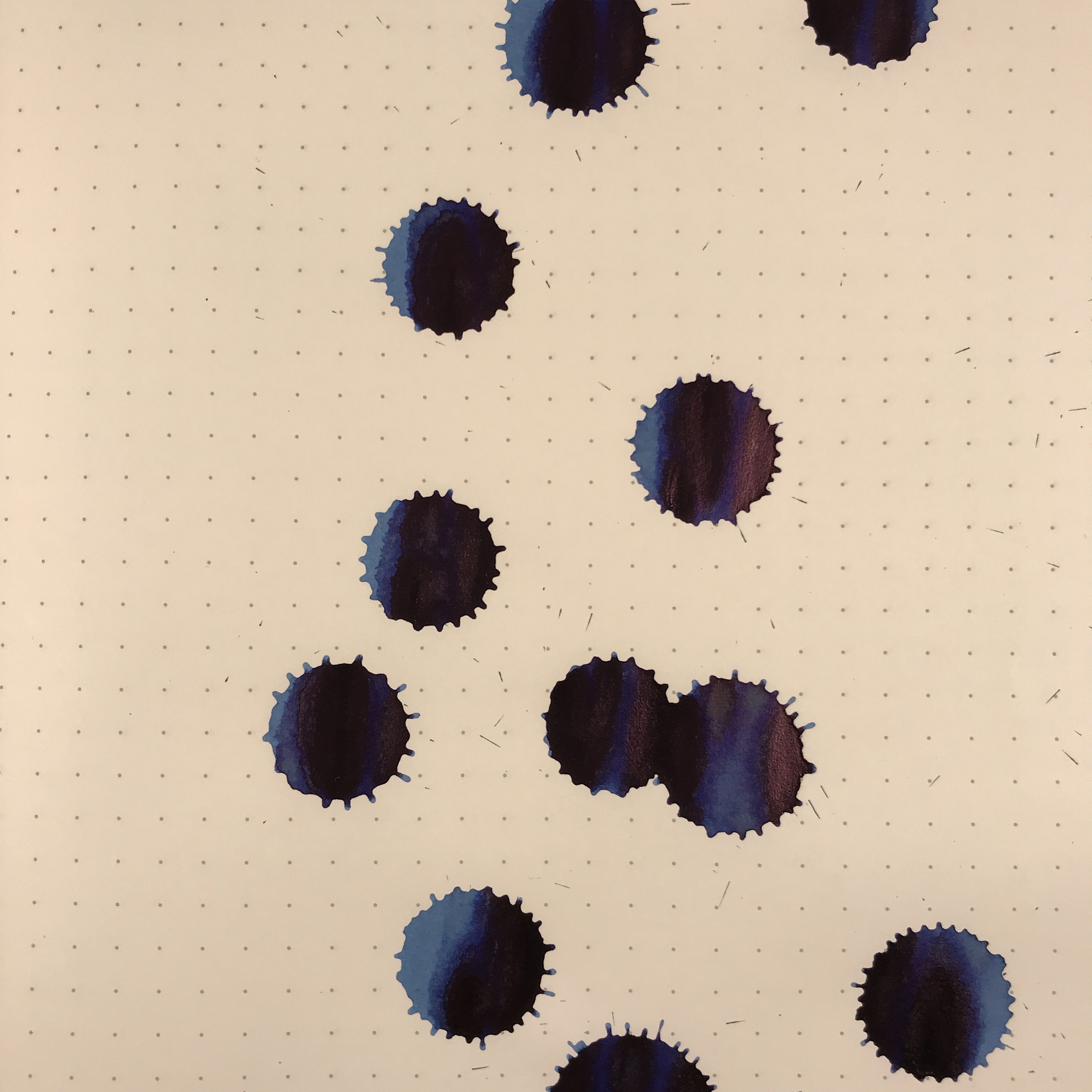 Sei-boku ink splats