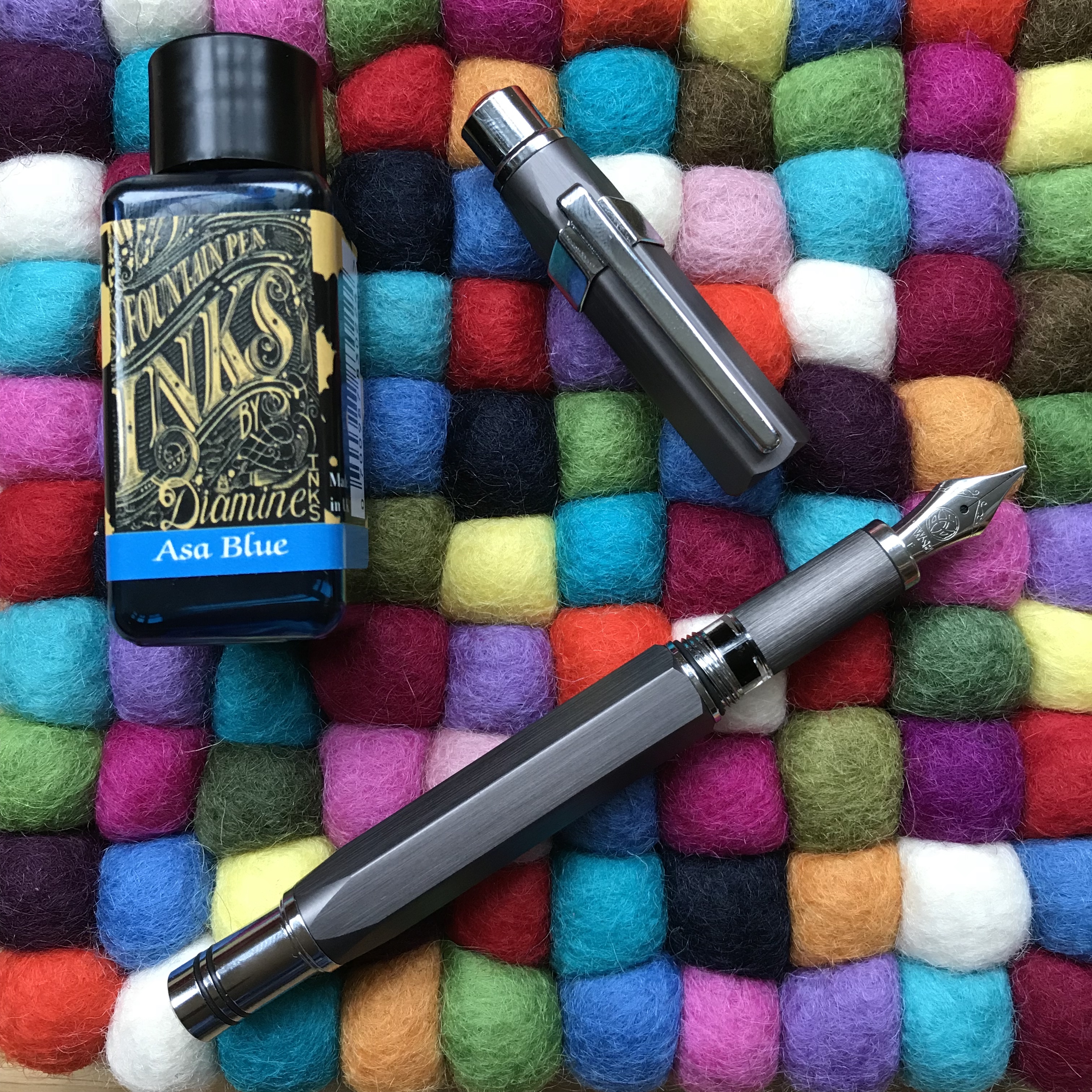 TWSBI Precision and Diamine ASA Blue