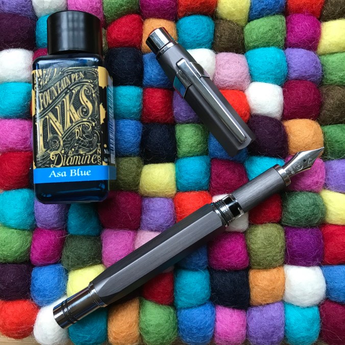TWSBI Precision and Diamine ASA Blue