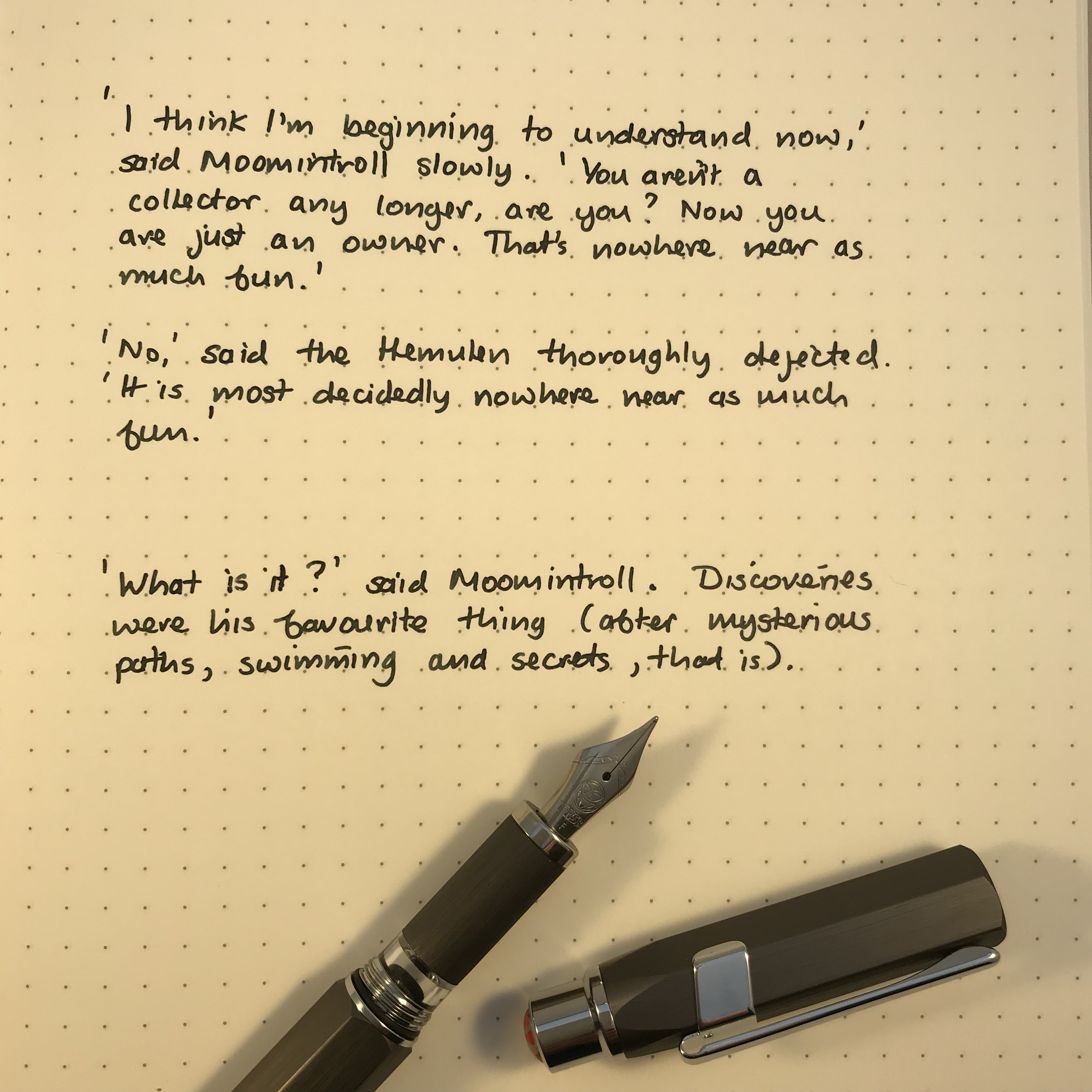 TWSBI Precision writing sample