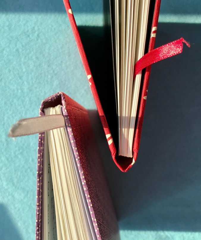Detail of the notebook binding