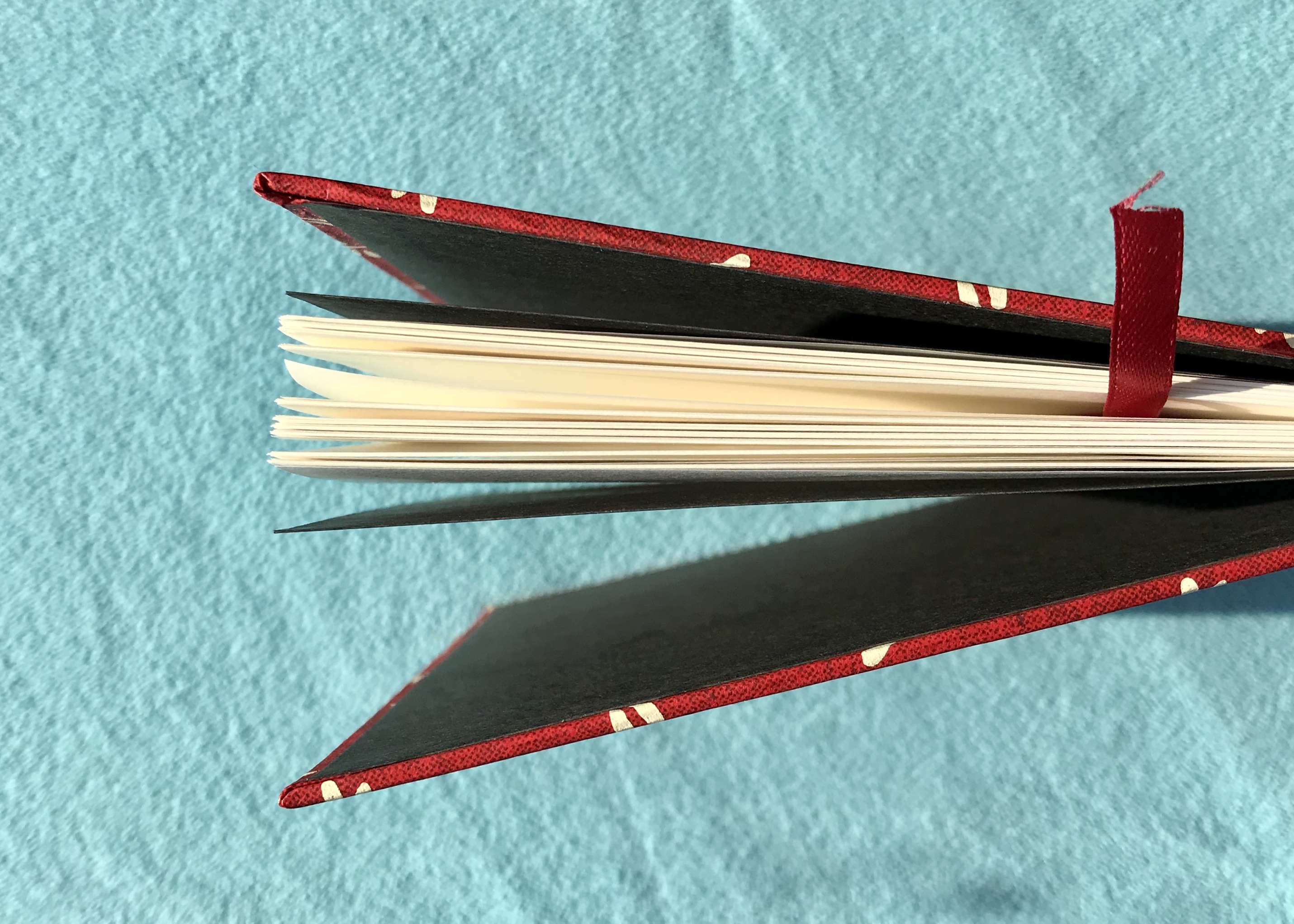 Chiyogami notebook detail