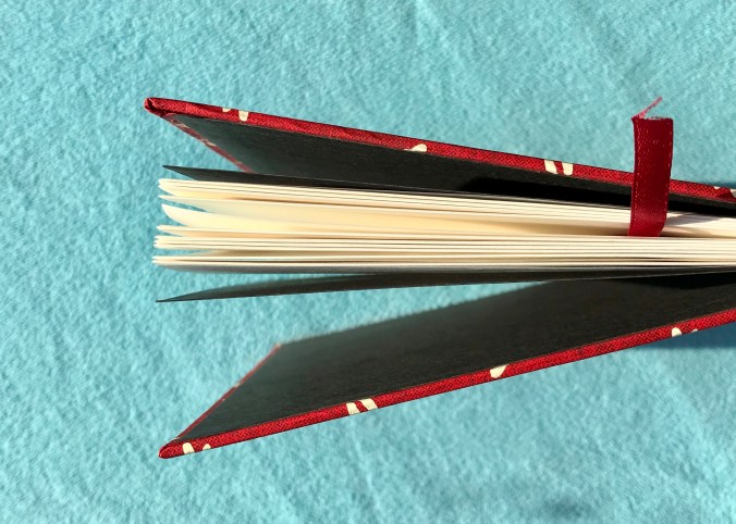 Chiyogami notebook detail